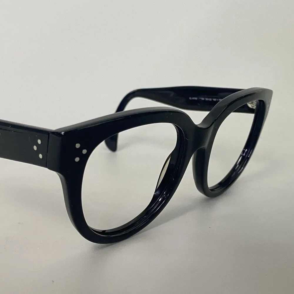CELINE CL41755 Audrey 807/3H Black Cat eyeglasses 55-22-145 Italy Classic Frame